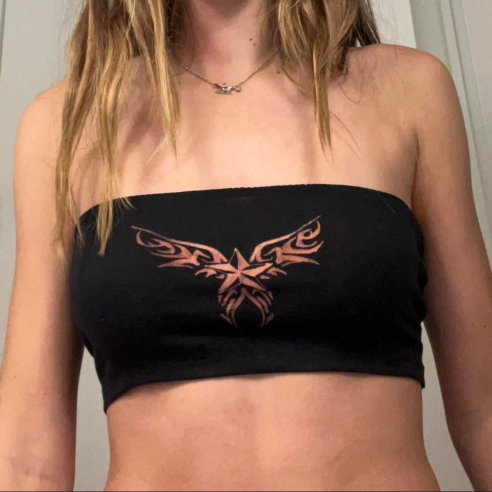 Tube Top with Bleach Star